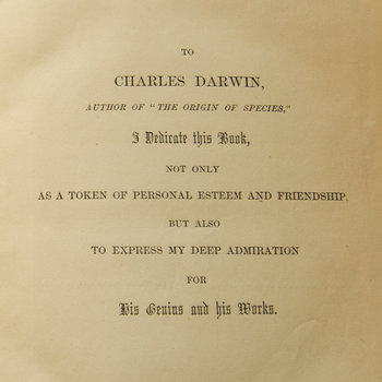 Wallace to Darwin tribute
